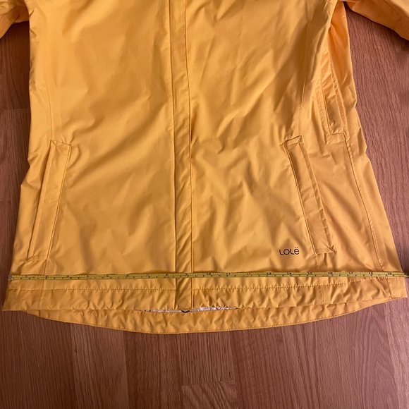 SOLD - Yellow Lolë Rain Jacket - Size Small - Picture 8 of 15